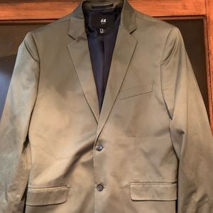 H$M olive green blazer. Size 40r